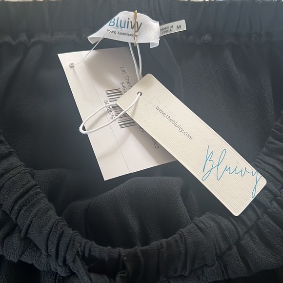 NWT Black Culottes SZ Med - Picture 5 of 5